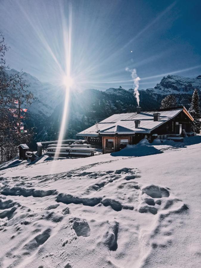 Mountain Hostel Gimmelwald Exterior foto