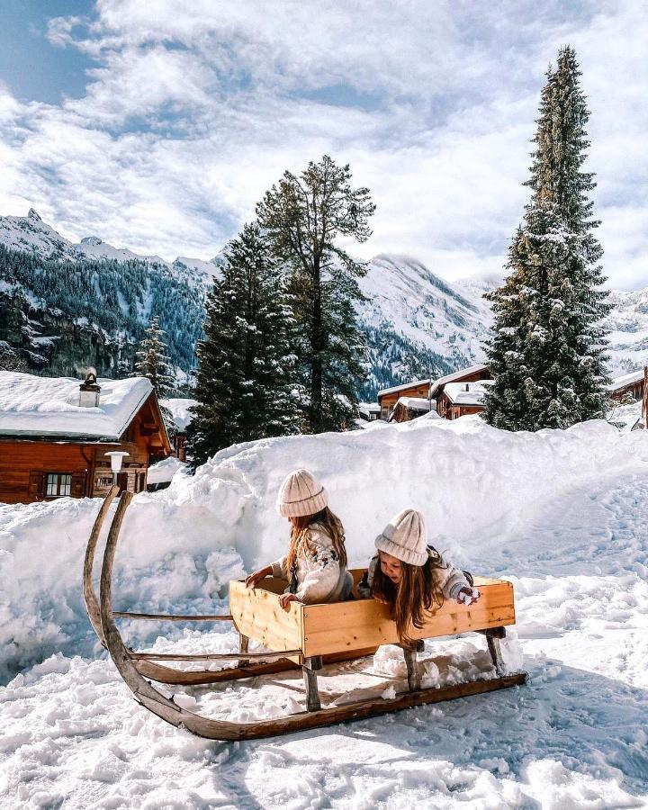 Mountain Hostel Gimmelwald Exterior foto