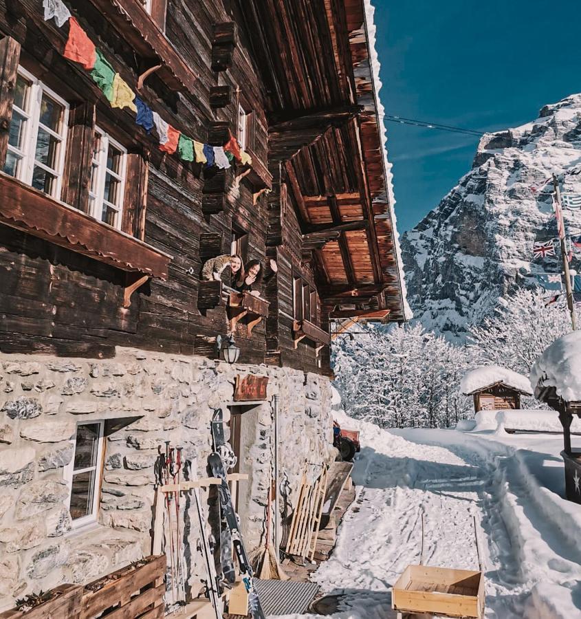 Mountain Hostel Gimmelwald Exterior foto