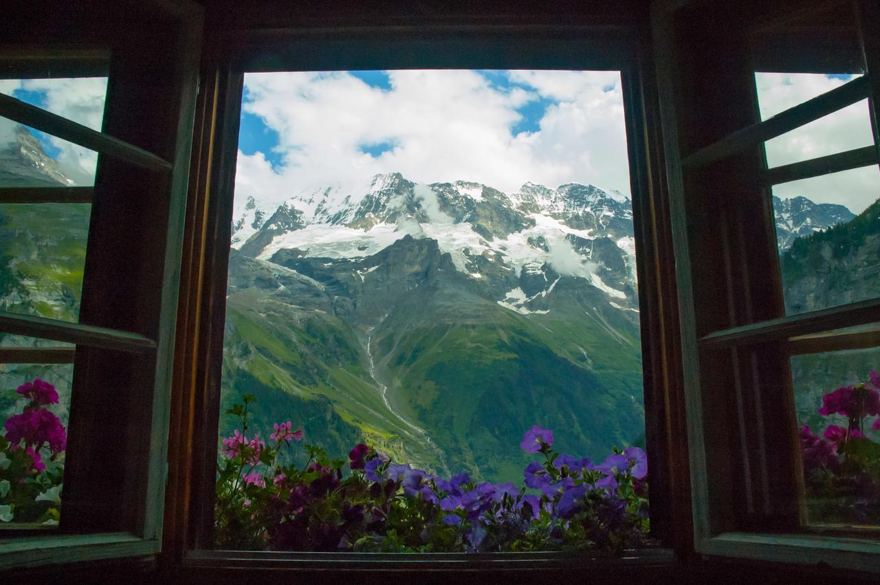 Mountain Hostel Gimmelwald Exterior foto